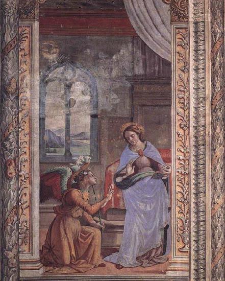 Domenico Ghirlandaio Annunciation Norge oil painting art